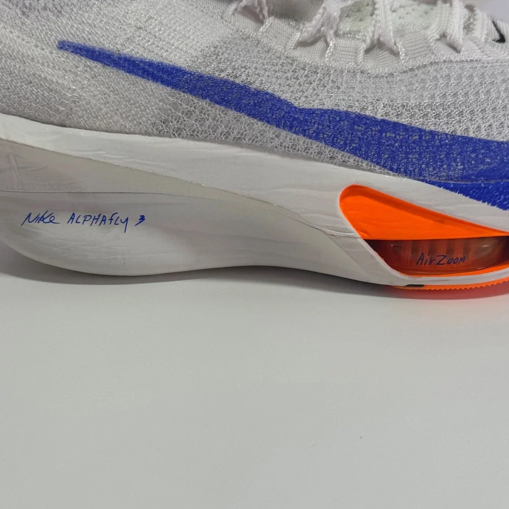 Nike Alphafly 3 Prototype Bowerman White‎ Blue Orange Running Shoes NWT 10.5